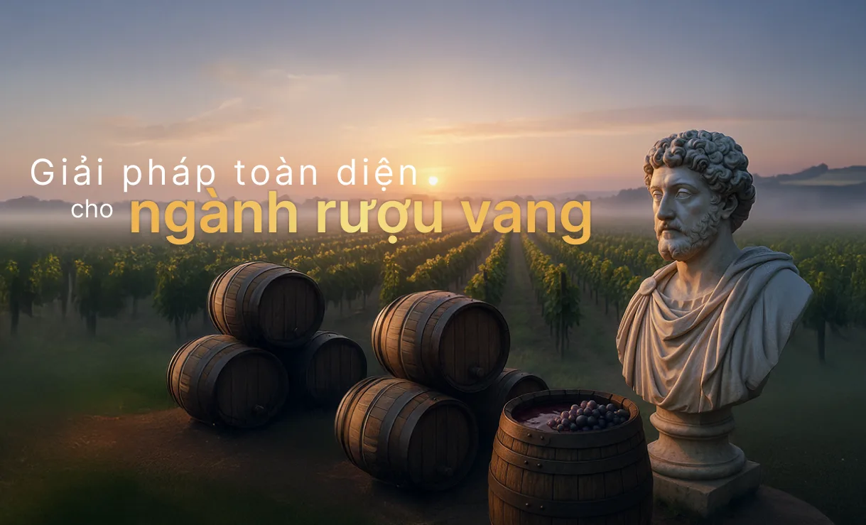 Giải pháp toàn diện cho ngành rượu vang