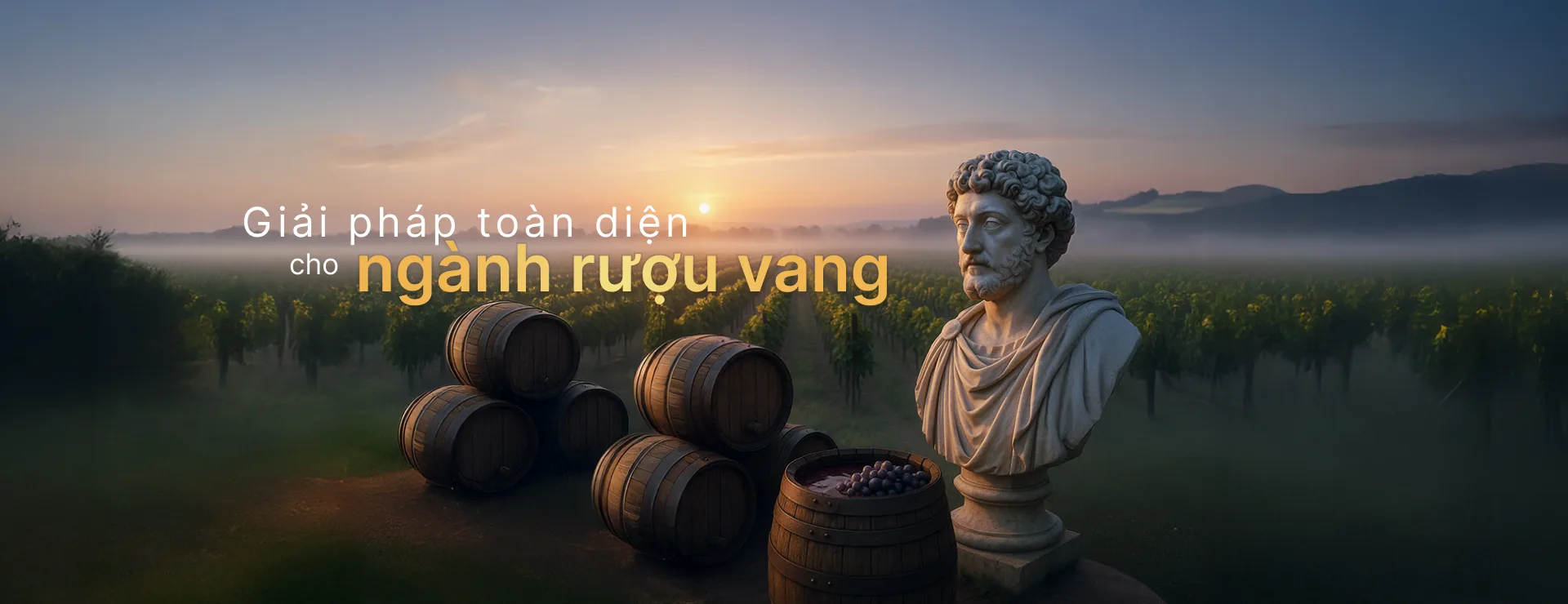 Giải pháp toàn diện cho ngành rượu vang